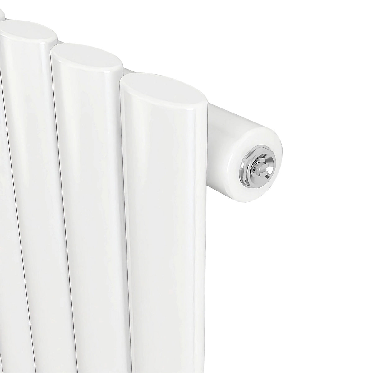 1800x590mm Vertical Single Oval Column Designer Radiator White
