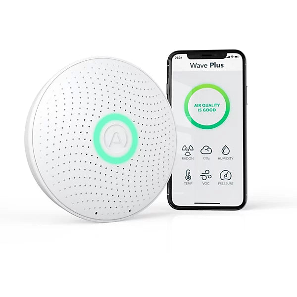 Airthings Wave Plus Smart air quality monitor