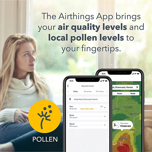 Airthings Wave Plus Smart air quality monitor
