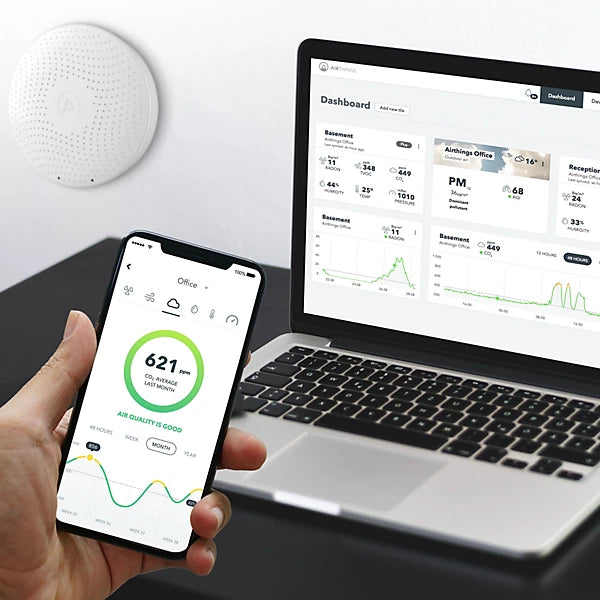 Airthings Wave Plus Smart air quality monitor