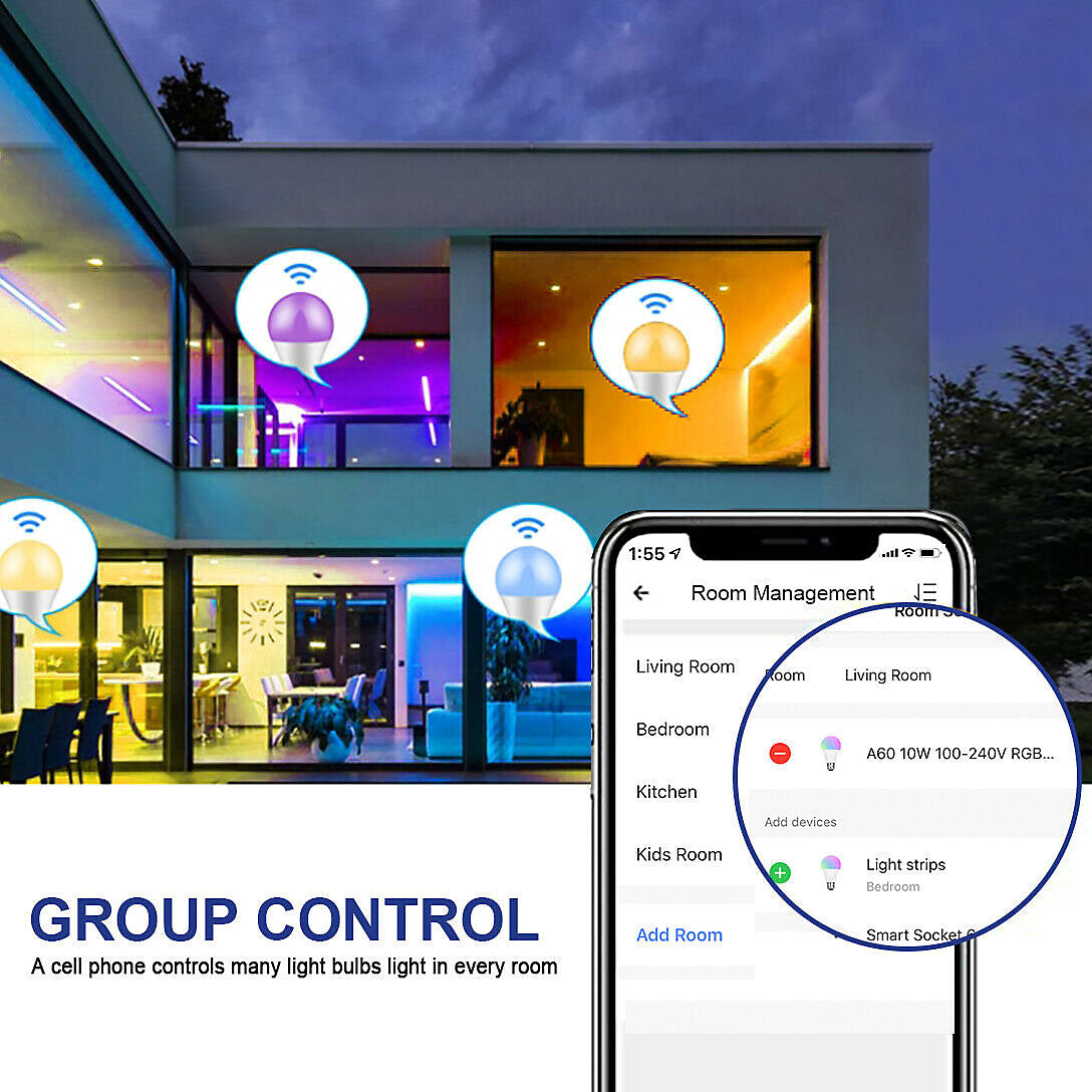 ExtraStar GU10 6W WIFI LED Smart RGB Light bulb (pack of 6)