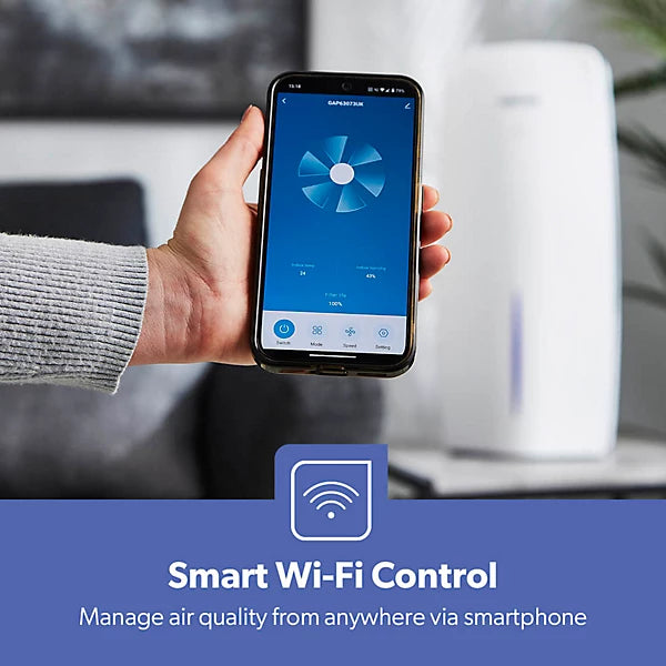 GEEPAS Smart 2-in-1 Air Purifier and Humidifier 8 Hour Timer Wifi Eanbled