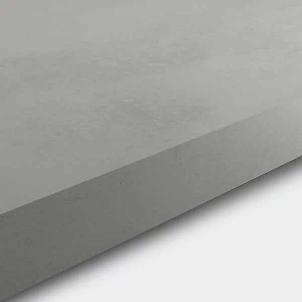 GoodHome 38mm Kala Matt Grey Concrete effect Laminate Square edge Kitchen Worktop
