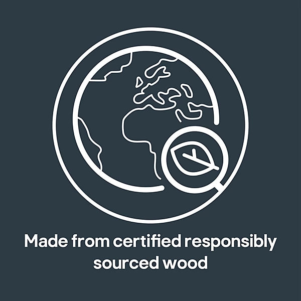 GoodHome Garcinia Integrated handle Gloss white Highline Cabinet door