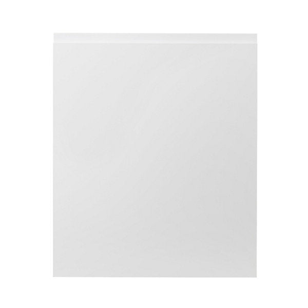 GoodHome Garcinia Integrated handle Gloss white Highline Cabinet door