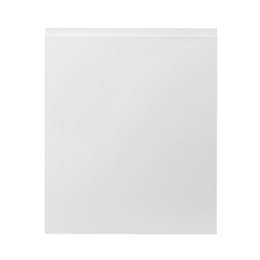GoodHome Garcinia Integrated handle Gloss white Highline Cabinet door
