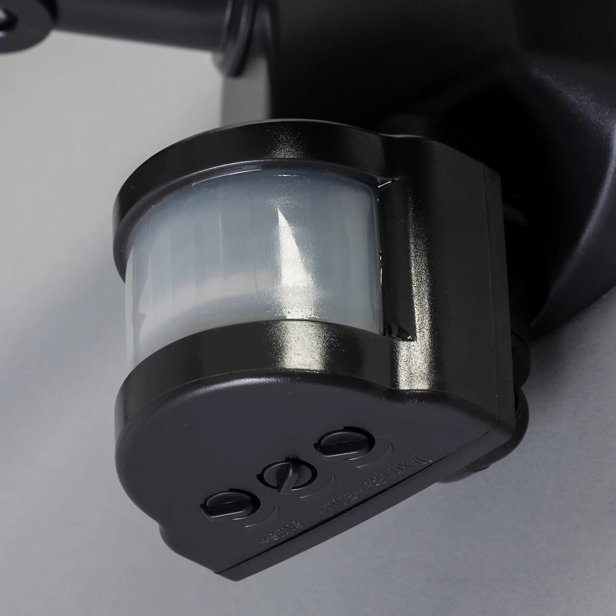 Litecraft Alma Grey 2 Lamp Outdoor Wall Light with PIR Sensor