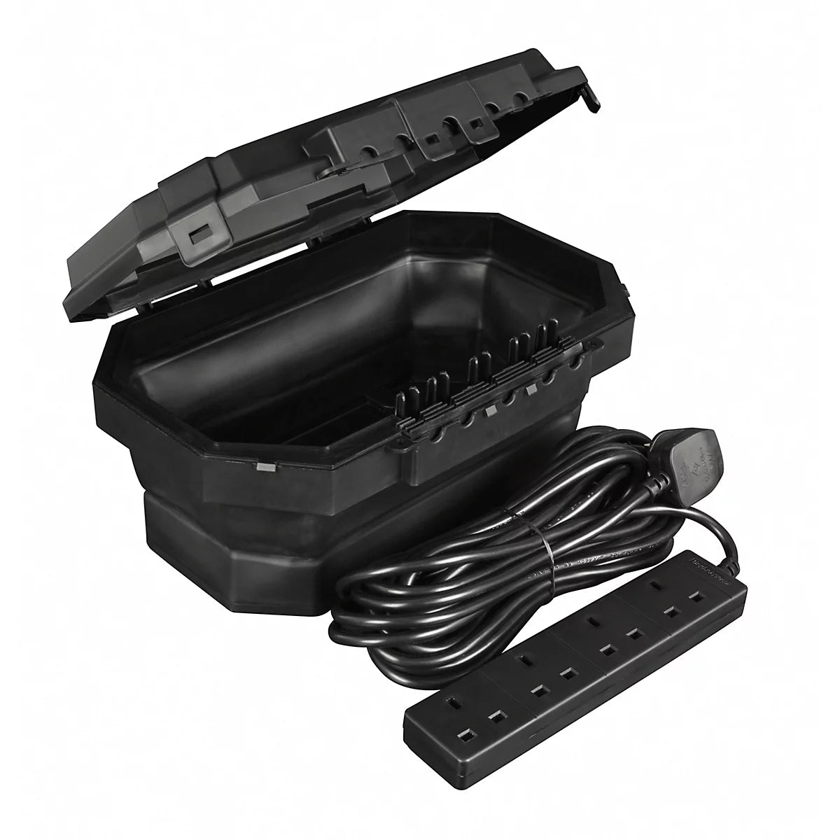 Outdoor Collapsible Power Box With 8M Extension Lead Masterplug Weatherproof Box