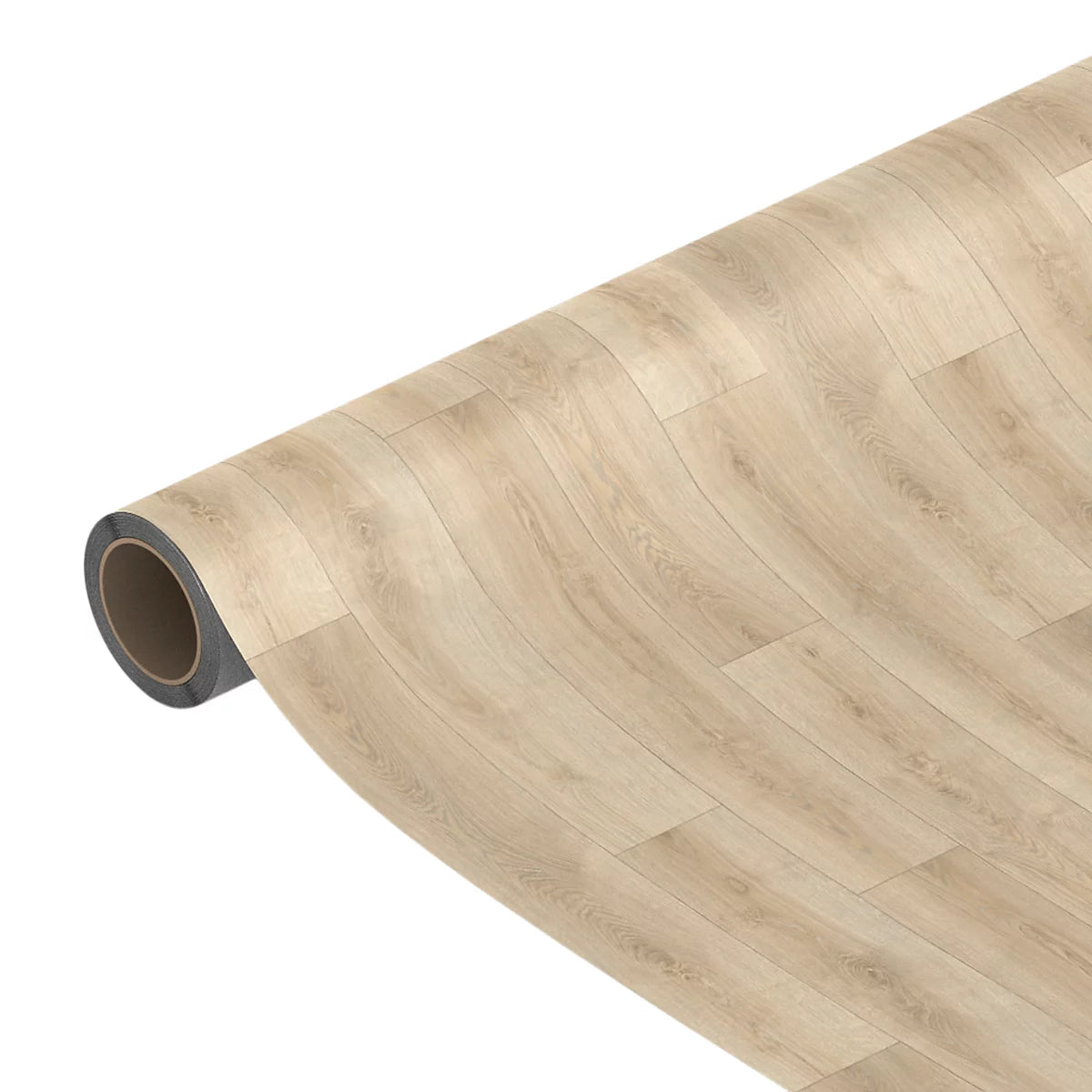 Precut Natural Oak plank effect Sheet vinyl, 6m²