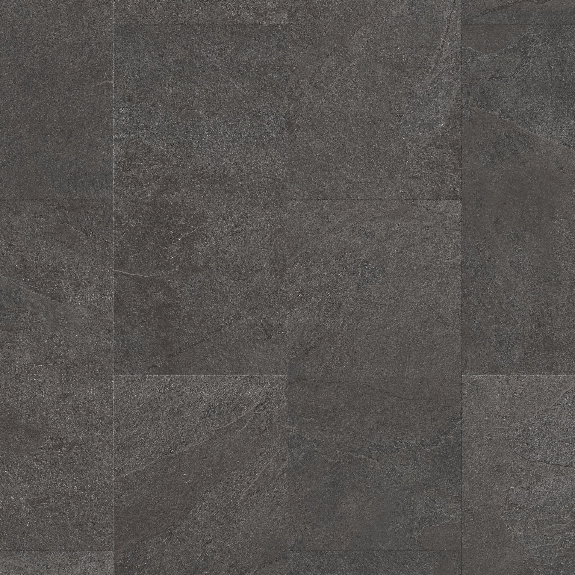 Quick-step Lima Coal Slate effect Textured Vinyl Tile, 1.85m²