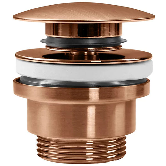 UNIVERSAL CLICK-CLACK PLUG REA BRUSHED COPPER, BRASS