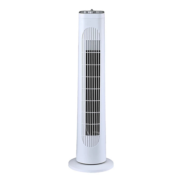 White 3-speed 220-240V Tower fan